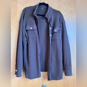 Brown Waffle sweater